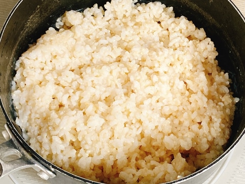 片手鍋で！簡単美味しい発芽玄米